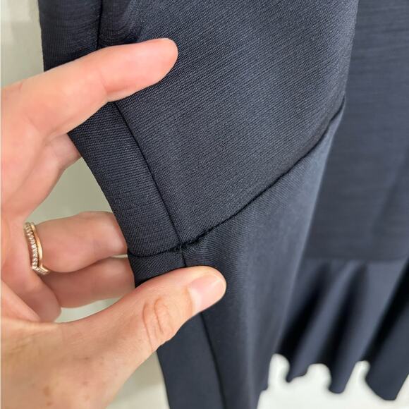 COS Tank Mini Dress Ruffle Hem in Black and Navy - Size L - Picture 8 of 8